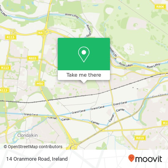 14 Oranmore Road map