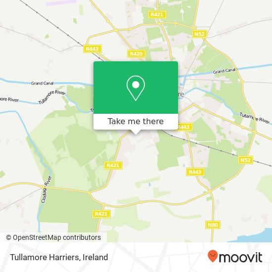 Tullamore Harriers map