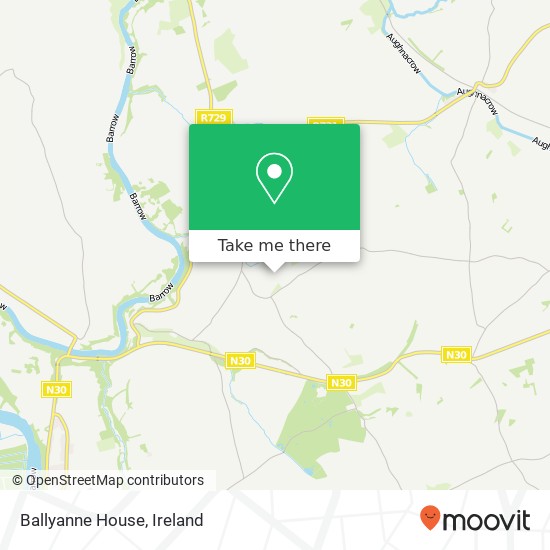 Ballyanne House map