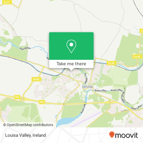 Louisa Valley map