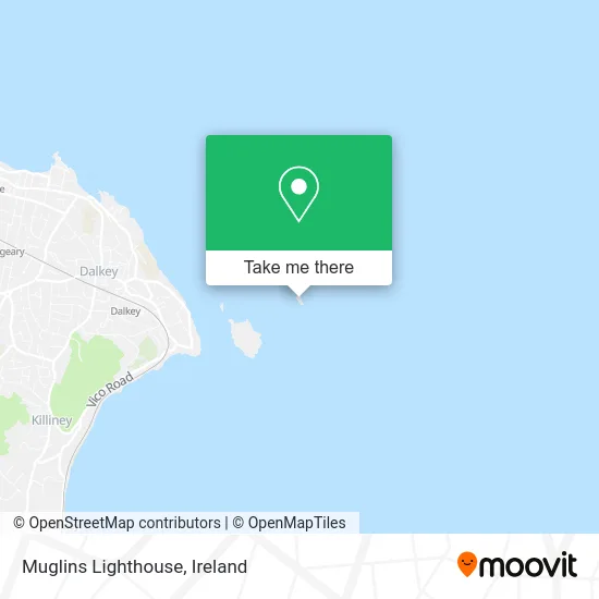 Muglins Lighthouse map