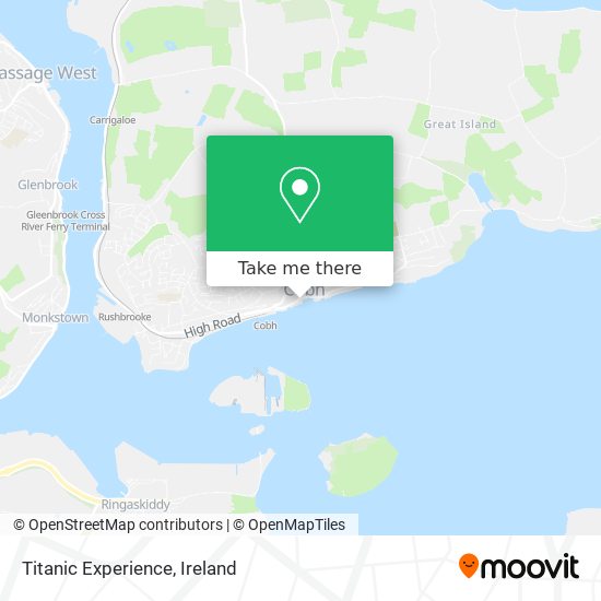 Titanic Experience map