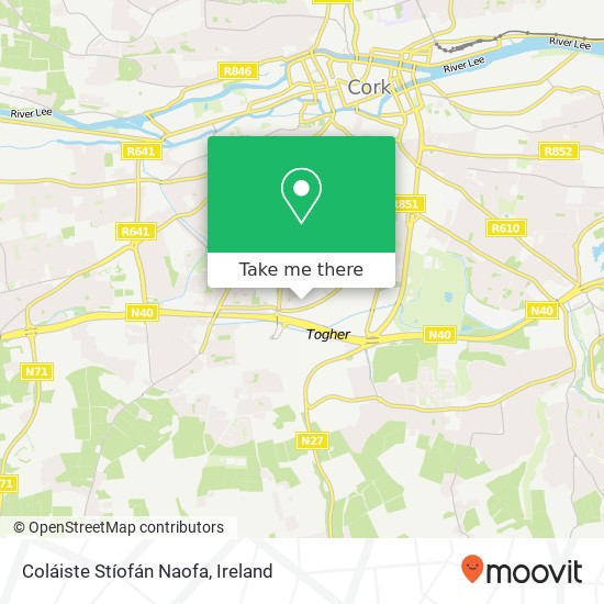 Coláiste Stíofán Naofa map