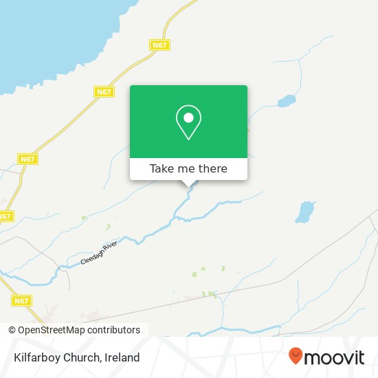 Kilfarboy Church map