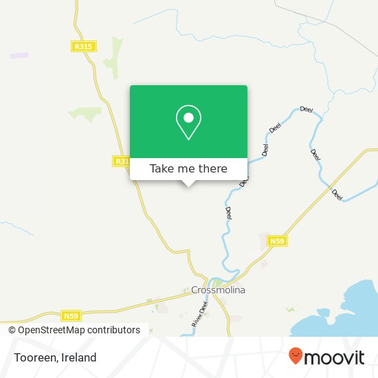 Tooreen map