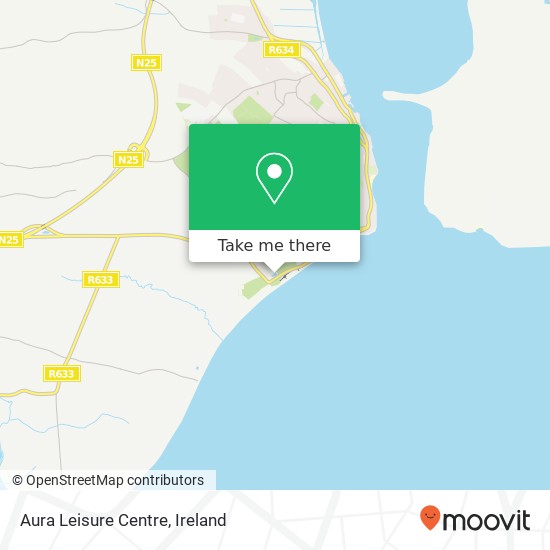 Aura Leisure Centre map