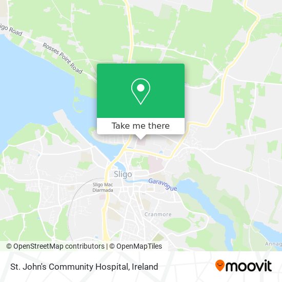 St. John's Community Hospital map
