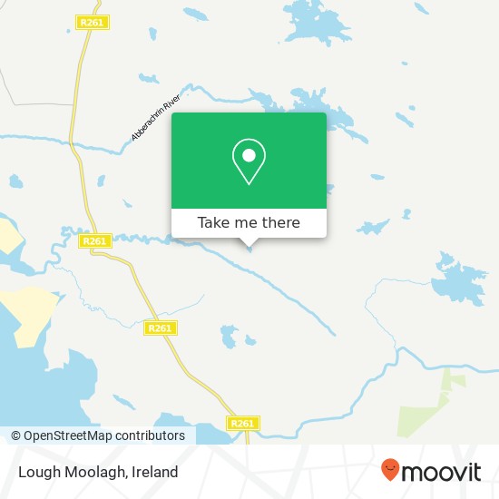 Lough Moolagh map