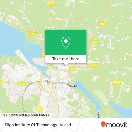 Sligo Institute Of Technology map