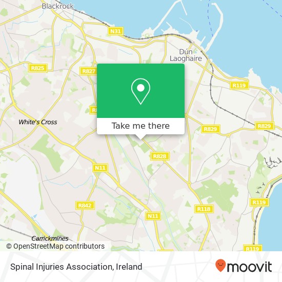 Spinal Injuries Association map