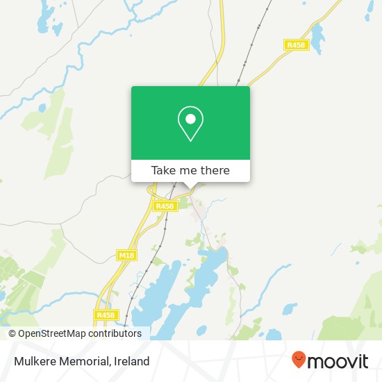 Mulkere Memorial map