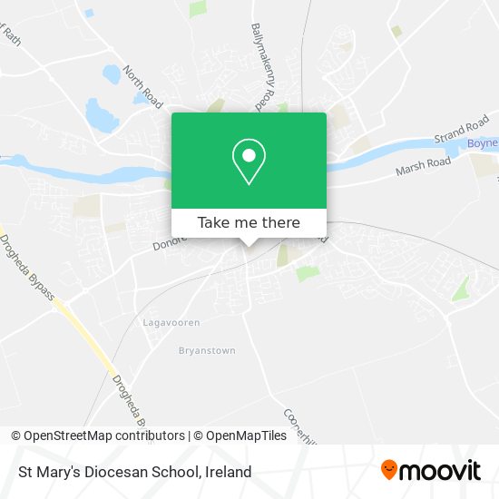 St Mary's Diocesan School map