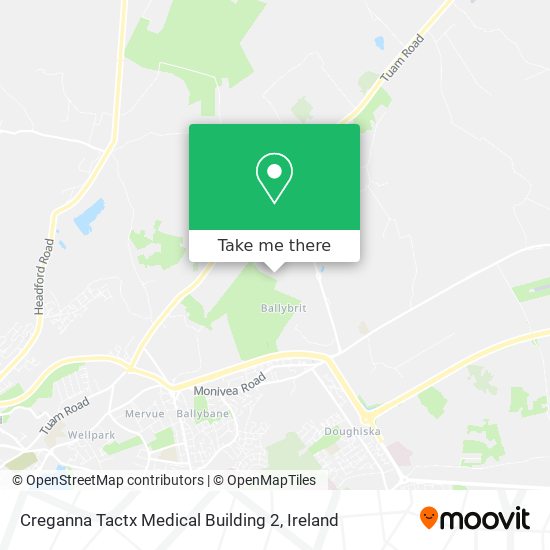 Creganna Tactx Medical Building 2 map