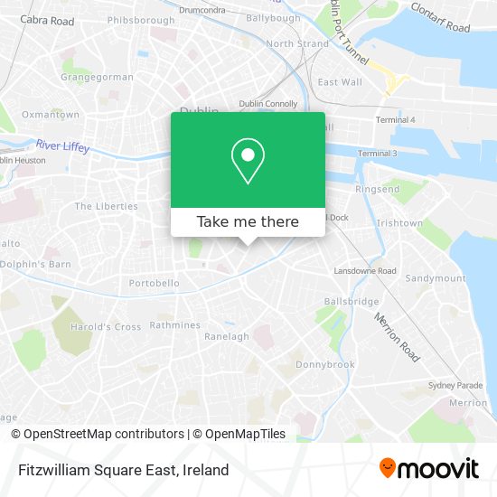 Fitzwilliam Square East map