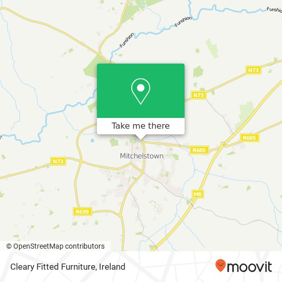 Cleary Fitted Furniture map