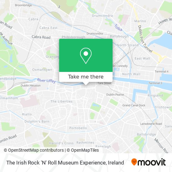 The Irish Rock 'N' Roll Museum Experience map