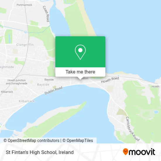 St Fintan's High School map