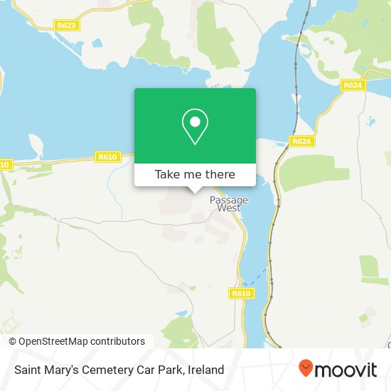 Saint Mary's Cemetery Car Park map