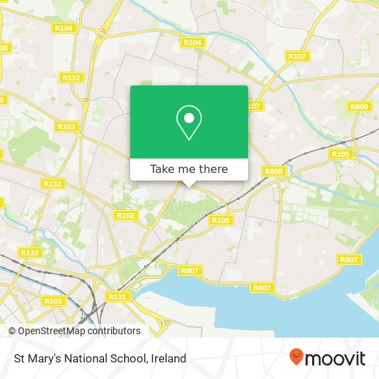 St Mary's National School map