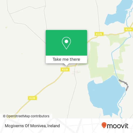 Mcgiverns Of Monivea map