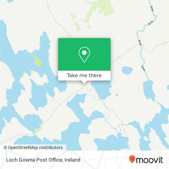 Loch Gowna Post Office map