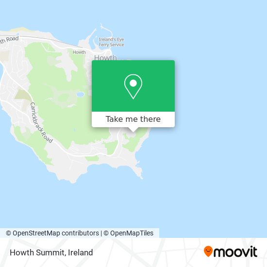 Howth Summit map