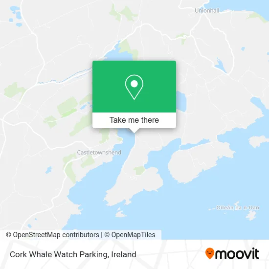 Cork Whale  Watch Parking map