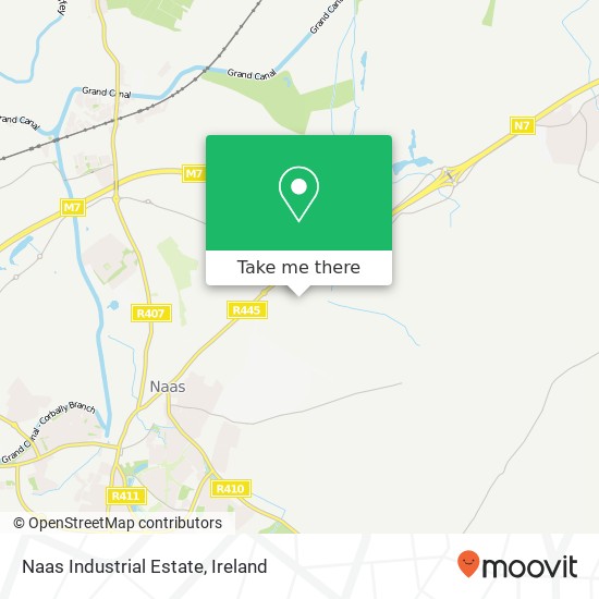 Naas Industrial Estate map