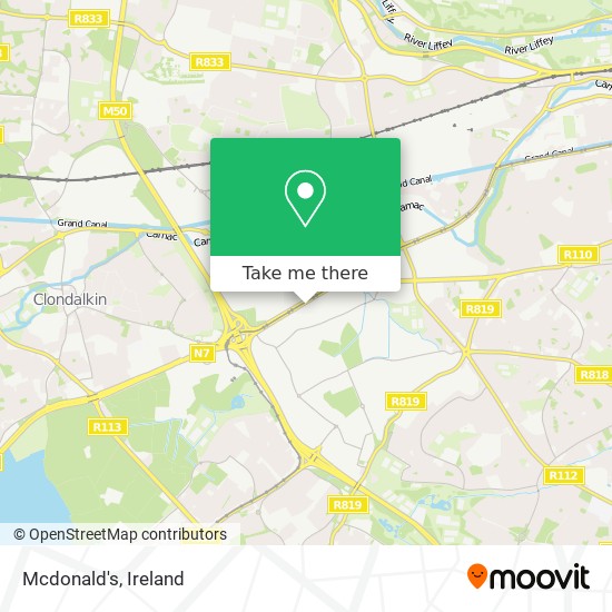 Mcdonald's map