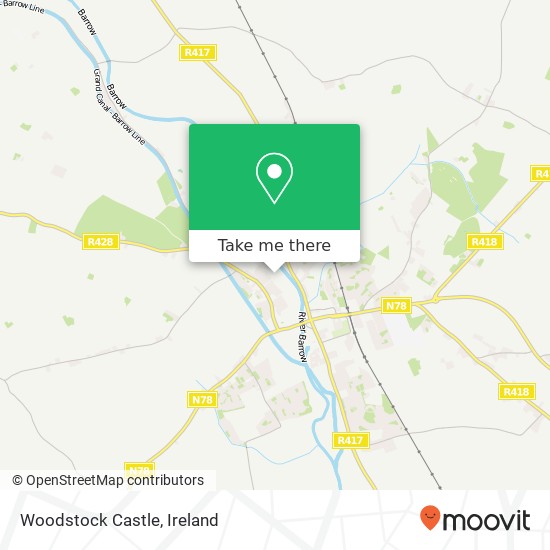 Woodstock Castle map