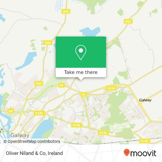 Oliver Niland & Co map