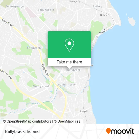 Ballybrack map