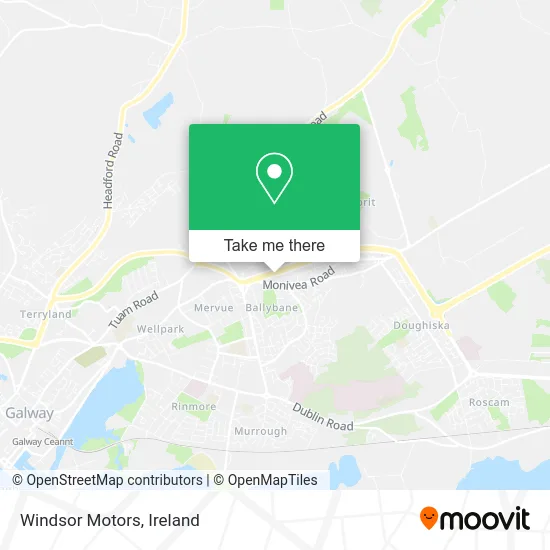 Windsor Motors map