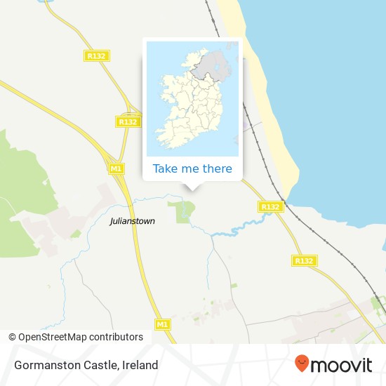 Gormanston Castle map