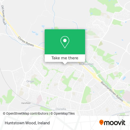 Huntstown Wood map