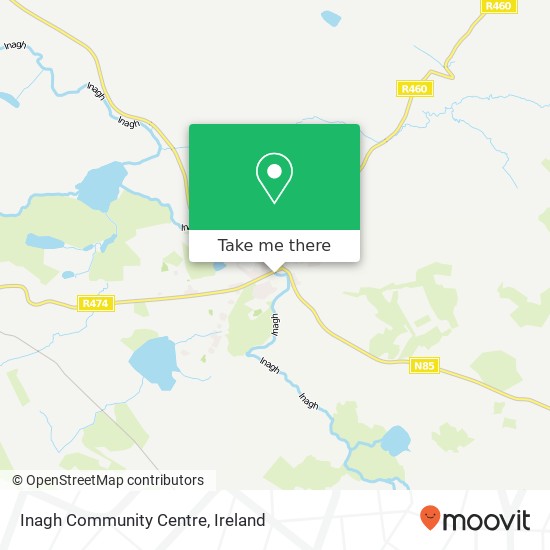 Inagh Community Centre map