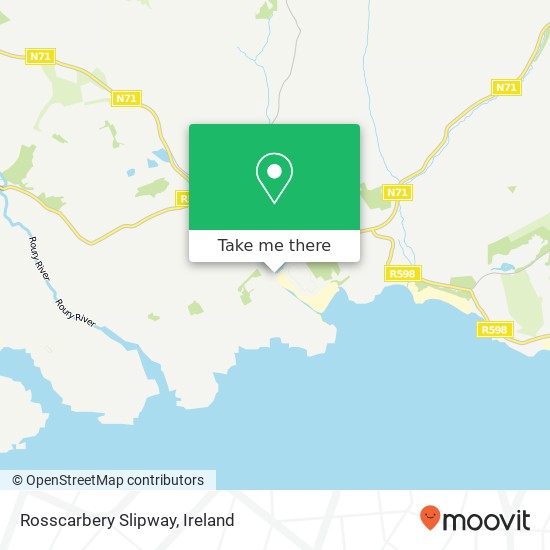 Rosscarbery Slipway map