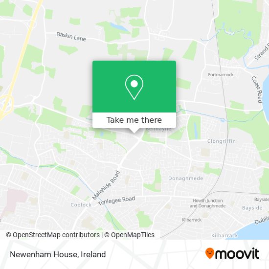 Newenham House map