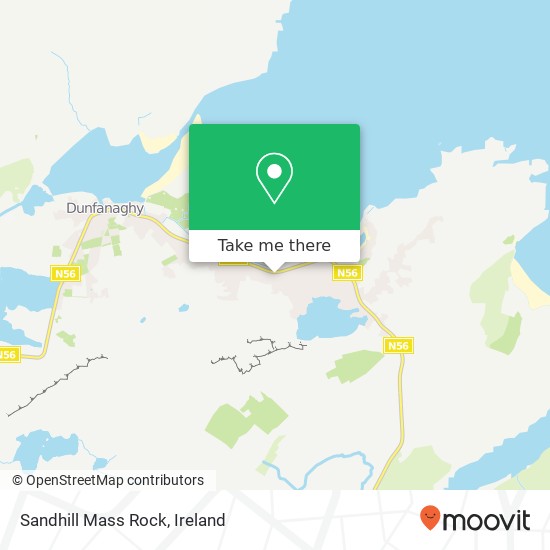 Sandhill Mass Rock map