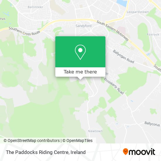 The Paddocks Riding Centre map