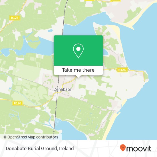 Donabate Burial Ground map