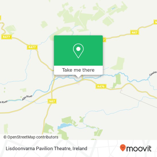 Lisdoonvarna Pavilion Theatre map