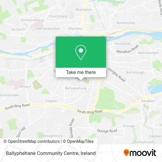 Ballyphehane Community Centre map