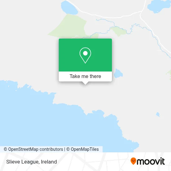 Slieve League map