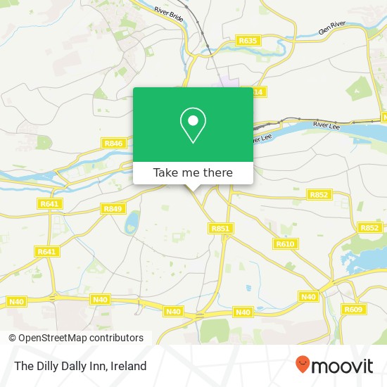 The Dilly Dally Inn map