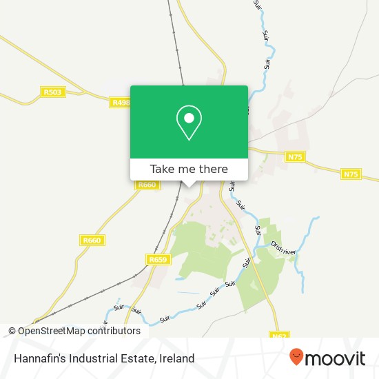 Hannafin's Industrial Estate map