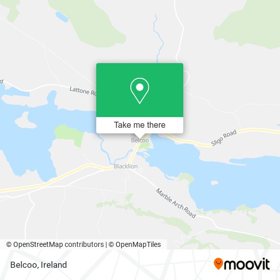 Belcoo map