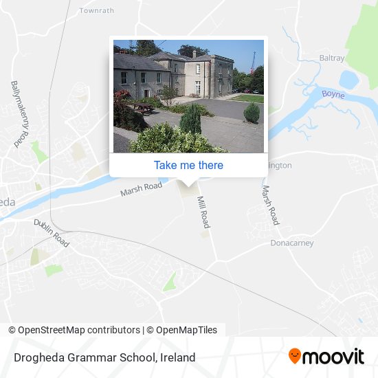 Drogheda Grammar School map