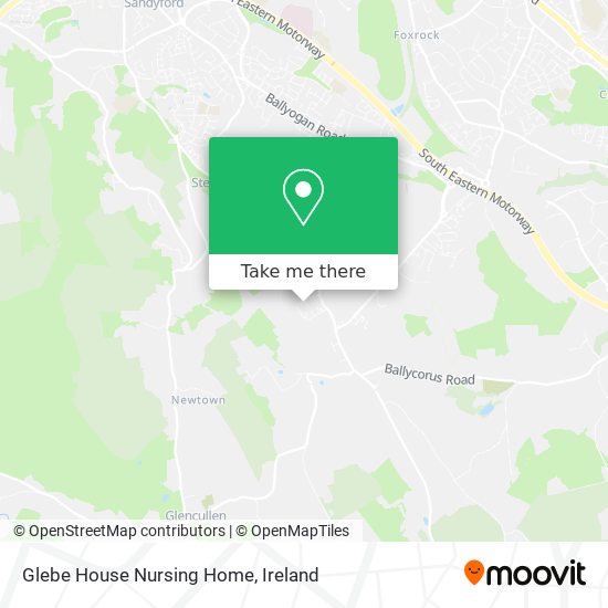 Glebe House Nursing Home map