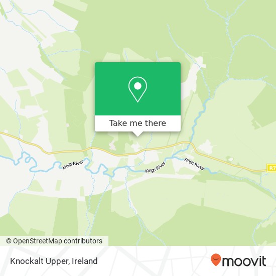 Knockalt Upper map